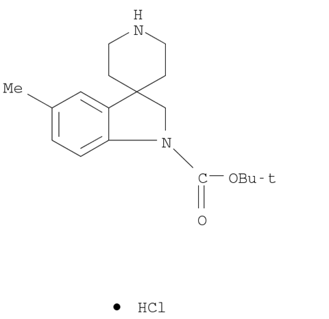 TERT-BUTYL 5-METHYLSPIRO[INDOLINE-3,4'-PIPERIDINE]-1-CARBOXYLATE HYDROCHLORIDE